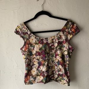 Guess floral top